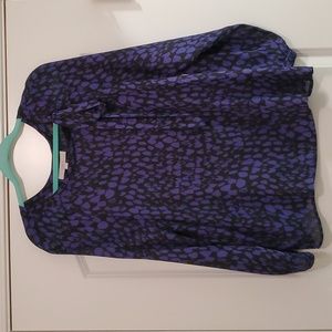 Loft blouse with side bow